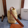 Borsa a secchiello piccola intrecciata Celine Triomphe Borsa a secchiello piccola intrecciata Celine Triomphe