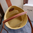 Borsa a secchiello piccola intrecciata Celine Triomphe Borsa a secchiello piccola intrecciata Celine Triomphe