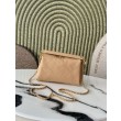 Borsa a tracolla Chanel 26S AS6255 CC con manico superiore giallo terra