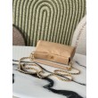 Borsa a tracolla Chanel 26S AS6255 CC con manico superiore giallo terra