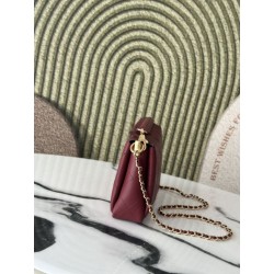 Borsa a tracolla Chanel 26S AS6255 CC con manico superiore Rosso