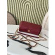 Borsa a tracolla Chanel 26S AS6255 CC con manico superiore Rosso