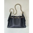 Borsa Replica 1:1 Chanel piccola 25 AS5631 Hobo con design traforato nera