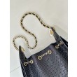 Borsa Replica 1:1 Chanel piccola 25 AS5631 Hobo con design traforato nera