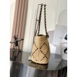 Borse Firmate Replica shopping Chanel AS5811 Small Tote Rafia Nero