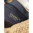 Borse Firmate Replica shopping Chanel AS5811 Small Tote Rafia Nero