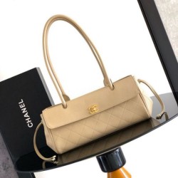 Replica perfette Borsa bowling Chanel 26s AS6288 albicocca