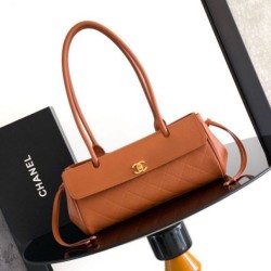 Replica perfette Borse  bowling Tote Chanel 26s AS6288 arancione