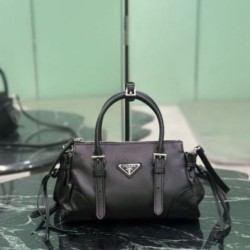 Replica perfette Borsa a tracolla Prada Mini Bonnie 1BA499 nera