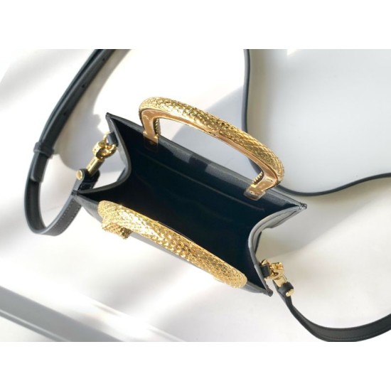 Sito Replica Borse Imitazioni tote mini Bvlgari Serpenti Versione Chip nera Imitazioni Replica perfette Borse Imitazioni tote mini Bvlgari Serpenti Versione Chip nera