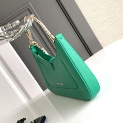 Sito Replica Borsa a tracolla piccola Bvlgari Serpenti Baia verde Imitazioni Replica perfette Borsa a tracolla piccola Bvlgari Serpenti Baia verde