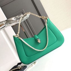 Replica perfette Borsa a tracolla piccola Bvlgari Serpenti Baia verde