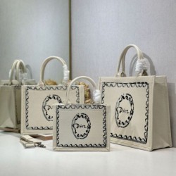Replica perfette Borsa shopping Dior Book Tote Rosa Wave con tracolla