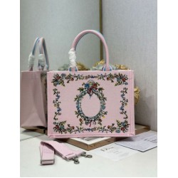 Borse Imitazioni shopping Dior Book Tote Beige Wave con tracolla