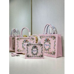 Borse Imitazioni shopping Dior Book Tote Beige Wave con tracolla