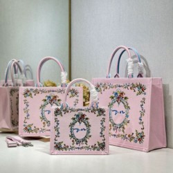 Replica perfette Borse Imitazioni shopping Dior Book Tote Beige Wave con tracolla