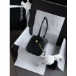 Borsa a mano Chanel 26A Bowling AP5294 con stampa coccodrillo