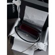 Borsa a mano Chanel 26A Bowling AP5294 con stampa coccodrillo
