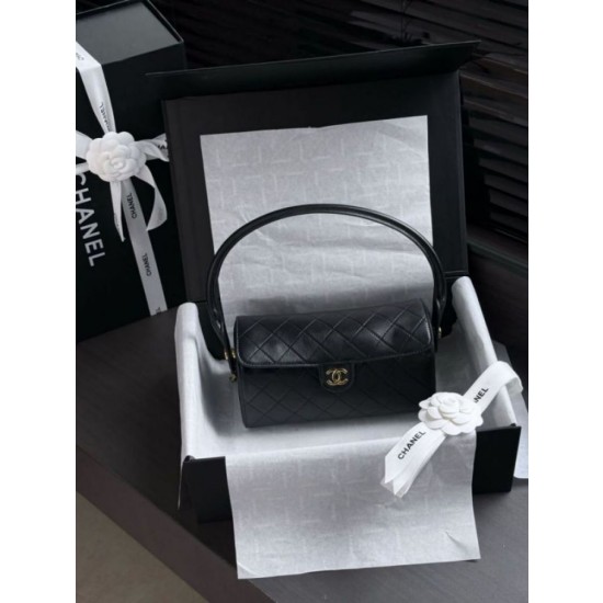 Qualità superiore replica a mano Chanel 26A Bowling AP5294 Nero