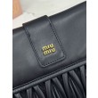 Borse Firmate Replica a mano trapuntata Miu Miu 5BC213 nera
