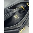 Borse Firmate Replica a mano trapuntata Miu Miu 5BC213 nera