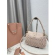 Borsa Replica 1:1 a mano trapuntata Miu Miu 5BC213 Rosa