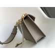 Borse Replica a tracolla Bvlgari Serpenti East-West Maxi Chain Versione Chip Grigio