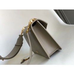 Borse Replica a tracolla Bvlgari Serpenti East-West Maxi Chain Versione Chip Grigio