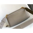 Borse Replica a tracolla Bvlgari Serpenti East-West Maxi Chain Versione Chip Grigio