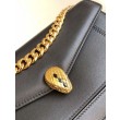 Borsa a tracolla Bvlgari Serpenti East-West Maxi Chain Versione Chip nera