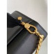 Borsa a tracolla Bvlgari Serpenti East-West Maxi Chain Versione Chip nera