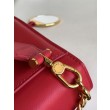 Borsa a tracolla Bvlgari Serpenti East-West Maxi Chain Versione Chip Rosso