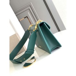 Borse Replica a tracolla Bvlgari Serpenti East-West Maxi Chain Versione Chip verde