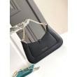 Borsa a tracolla piccola Bvlgari Serpenti Baia nera