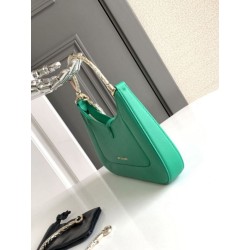 Borsa a tracolla piccola Bvlgari Serpenti Baia verde