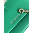 Borsa a tracolla piccola Bvlgari Serpenti Baia verde