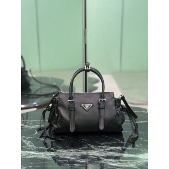 Borsa a tracolla Prada Mini Bonnie 1BA499 nera