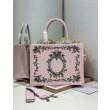 Borse Imitazioni shopping Dior Book Tote Beige Wave con tracolla