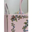 Borse Imitazioni shopping Dior Book Tote Beige Wave con tracolla