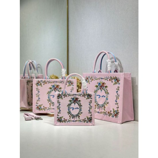 Borse Imitazioni shopping Dior Book Tote Beige Wave con tracolla