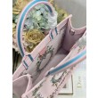 Borse Imitazioni shopping Dior Book Tote Beige Wave con tracolla