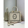 Borsa shopping Dior Book Tote Rosa Wave con tracolla