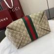 Borsa tote media Gucci Ophidia GG 836831 marrone