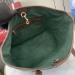 Borsa tote media Gucci Ophidia GG 836831 marrone