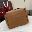Borsa tote reversibile Gucci 839124 Totissima Giallo/Marrone