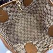 Borsa tote reversibile Gucci 839124 Totissima Giallo/Marrone