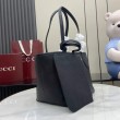 Borsa tote reversibile Gucci 839124 Totissima nera/marrone