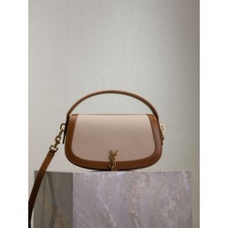 Copia Perfetta Borsa a mano YSL Saint Laurent Mini Voltaire cuoio