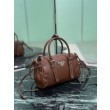 Copia Perfetta Borsa a tracolla Prada Mini Bonnie 1BA499 marrone