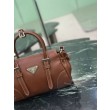 Copia Perfetta Borsa a tracolla Prada Mini Bonnie 1BA499 marrone